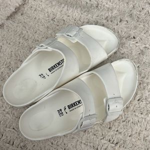 White Rubber Birkenstocks